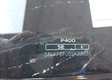 2025 Land Rover Range Rover P400 Se 7 Seat z USA, uszkodzony, nr VIN SALKPBFU5SA298531